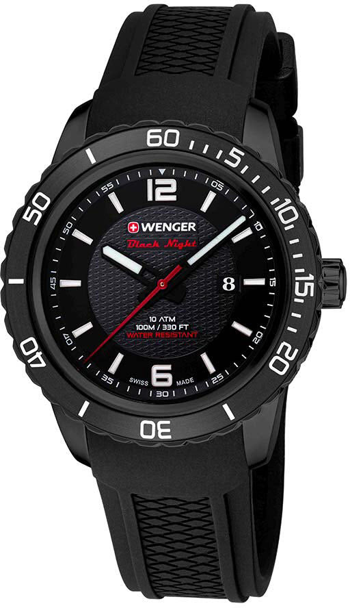 Wenger Watch Roadster Black Night Date PVD D 01.0851.124 Image 1