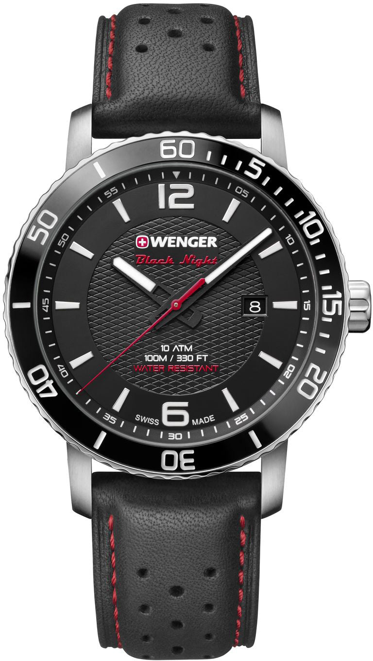 Wenger Watch Roadster Black Night Mens D 01.1841.101 Image 1