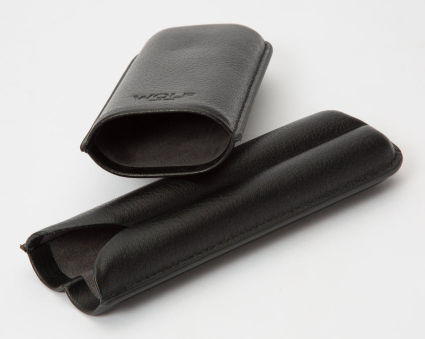 Wolf Cigar Case Blake 2 Piece Black Grey 306502 Image 3