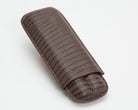 Wolf Cigar Case Blake 2 Piece Brown Teju Lizard 306595 Image 2