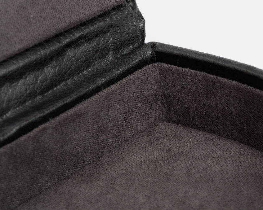 Wolf Cufflink Stud Case Blake Black Grey 305402 Image 4