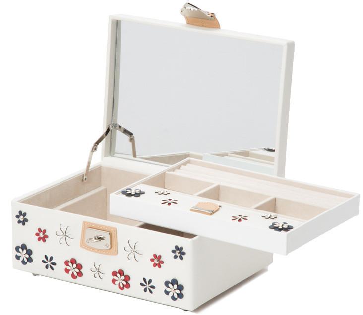 Wolf Jewellery Box Blossom Medium White 467153 Image 1