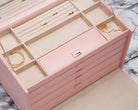 WOLF Jewellery Box Caroline Extra Large Rose Quartz 329515 Image 3