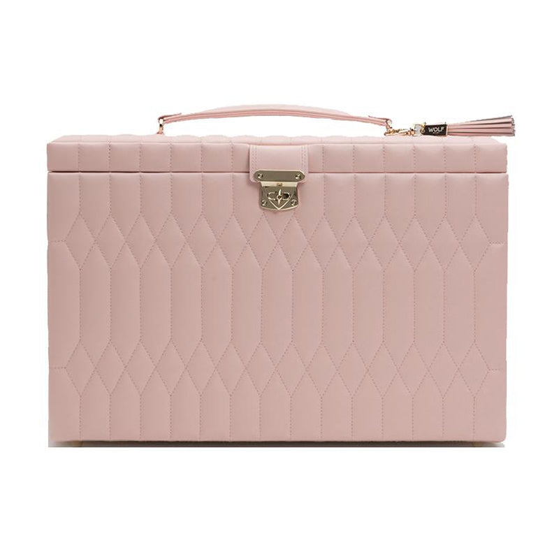 WOLF Jewellery Box Caroline Extra Large Rose Quartz 329515 Image 5