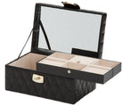 Wolf Jewellery Box Caroline Small Black 329871 Image 1