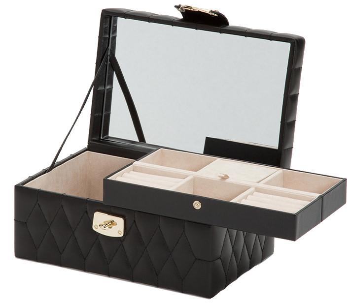 Wolf Jewellery Box Caroline Small Black 329871 Image 1