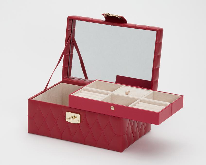 Wolf Jewellery Box Caroline Small Red 329872 Image 1