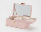 Wolf Jewellery Box Caroline Small Rose Quartz 329815 Image 1
