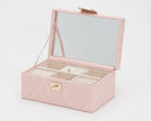 Wolf Jewellery Box Caroline Small Rose Quartz 329815 Image 3