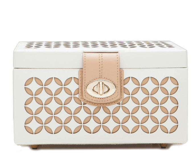 Wolf Jewellery Box Chloe Small Cream 301153 Image 2