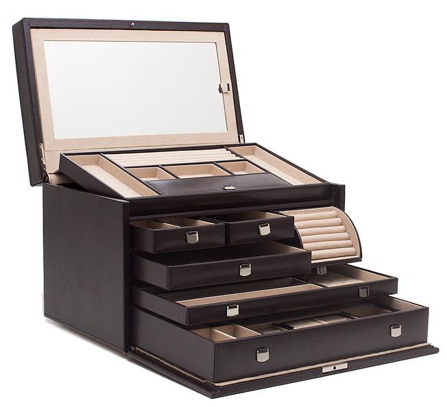 WOLF Jewellery Box London Large Cocoa 315006 Image 1