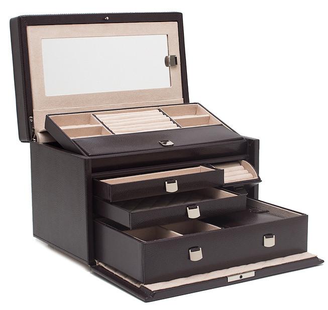 WOLF Jewellery Box London Medium Cocoa 315106 Image 1