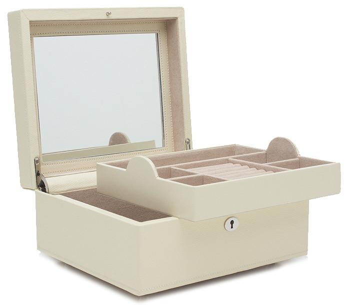 WOLF Jewellery Box London Square Cream 315253 Image 1