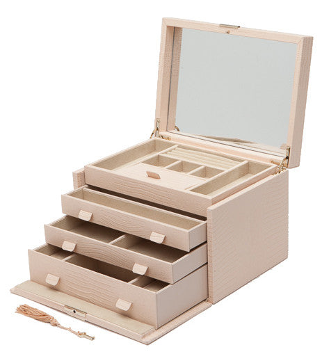 Wolf Jewellery Box Palermo Large Blush Lizard 213094 Image 3