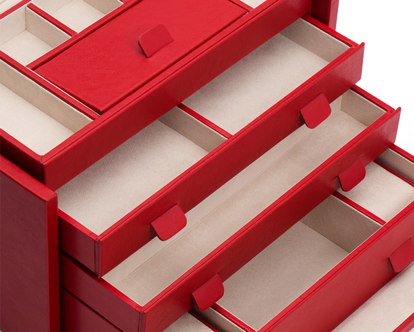 WOLF Jewellery Box Palermo Large Red 213072 Image 4