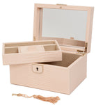 Wolf Jewellery Box Palermo Small Blush Lizard 213194 Image 3