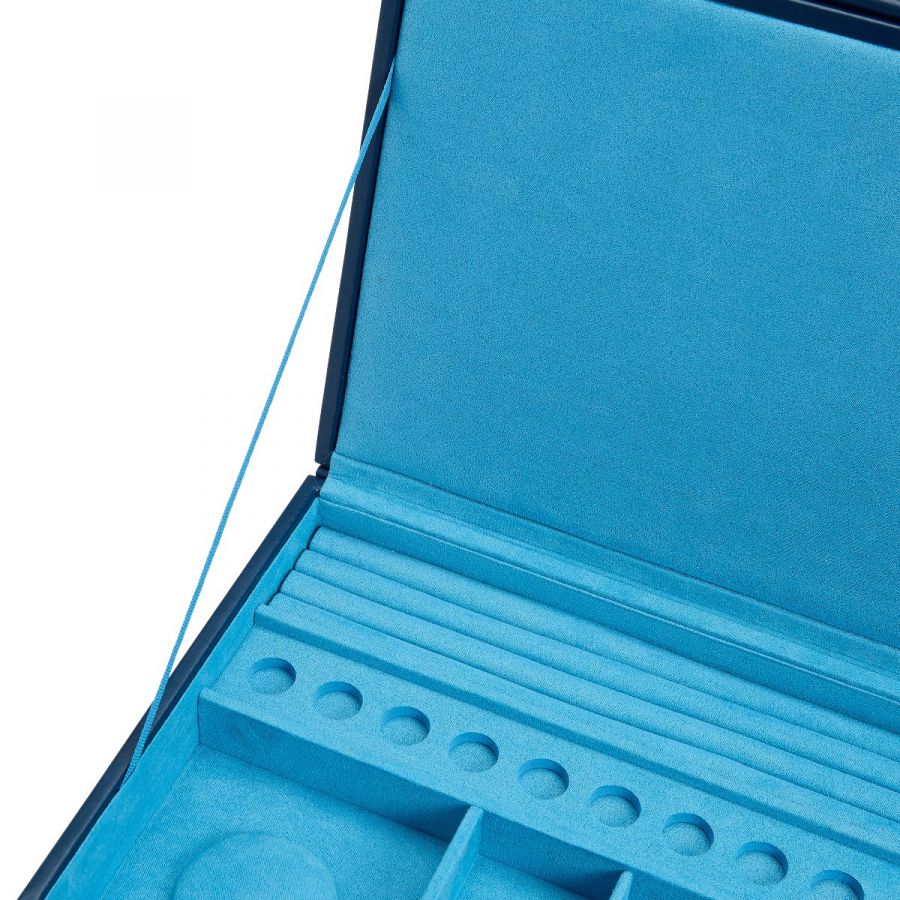 WOLF Jewellery Box Sophia With Drawers Indigo 392017 Image 4