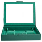 WOLF Jewellery Box Sophia With Window Forest Green 392412 Image 4