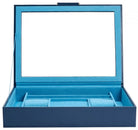 WOLF Jewellery Box Sophia With Window Indigo 392417 Image 4