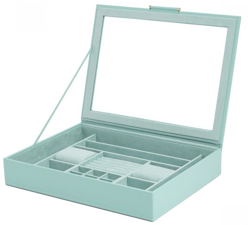 WOLF Jewellery Box Sophia With Window Jade 392430 Image 1