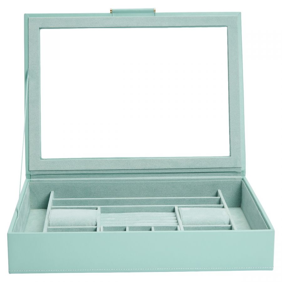 WOLF Jewellery Box Sophia With Window Jade 392430 Image 4