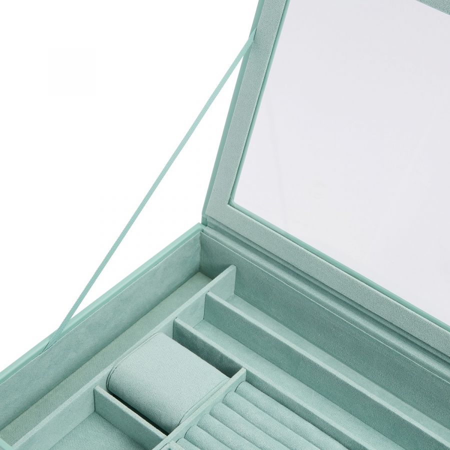 WOLF Jewellery Box Sophia With Window Jade 392430 Image 7