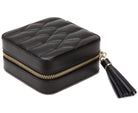 WOLF Jewellery Case Caroline Zip Travel Black 329971 Image 2