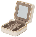 WOLF Jewellery Case Caroline Zip Travel Cream 329953 Image 1