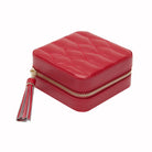 WOLF Jewellery Case Caroline Zip Travel Red 329972 Image 4
