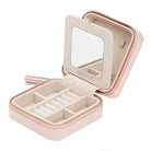 WOLF Jewellery Case Caroline Zip Travel Rose Quartz 329915 Image 1