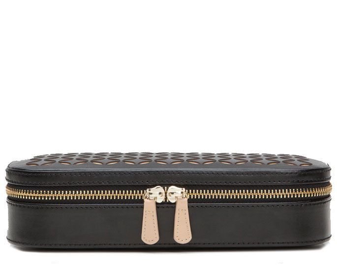 Wolf Jewellery Case Chloe Zip Black 301202 Image 2