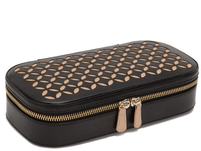 Wolf Jewellery Case Chloe Zip Black 301202 Image 3