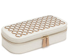 Wolf Jewellery Case Chloe Zip Cream 301253 Image 3