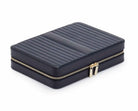 WOLF Jewellery Case Maria Zip Large Navy 766117 Image 2