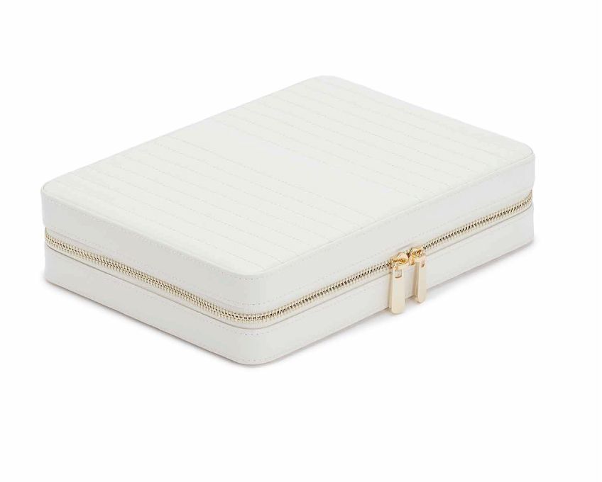 WOLF Jewellery Case Maria Zip Large White 766153 Image 2