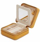 WOLF Jewellery Case Maria Zip Small Musturd 766293 Image 1