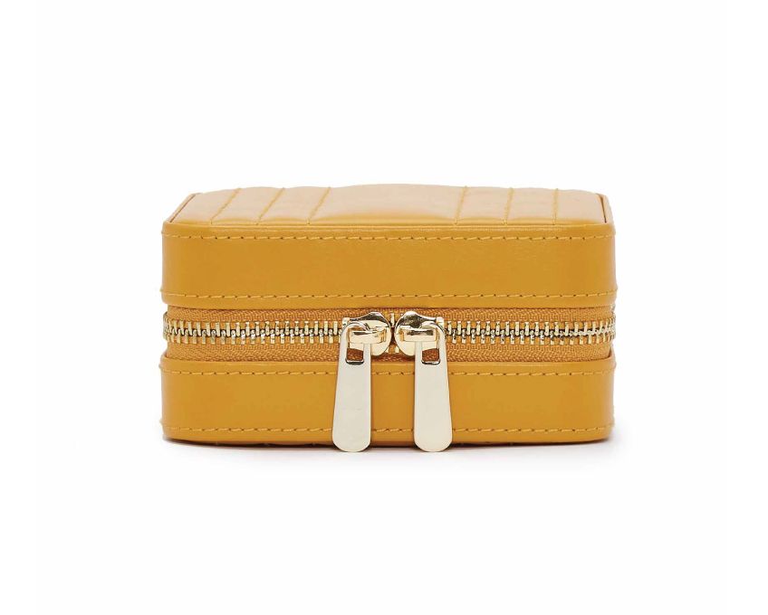 WOLF Jewellery Case Maria Zip Small Musturd 766293 Image 4
