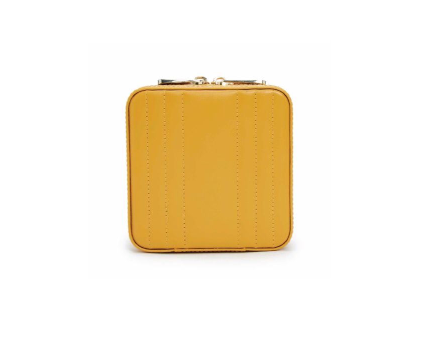 WOLF Jewellery Case Maria Zip Small Musturd 766293 Image 5