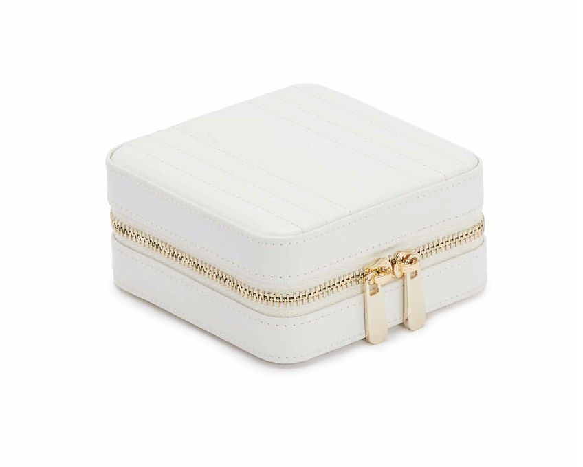 WOLF Jewellery Case Maria Zip Small White 766253 Image 2