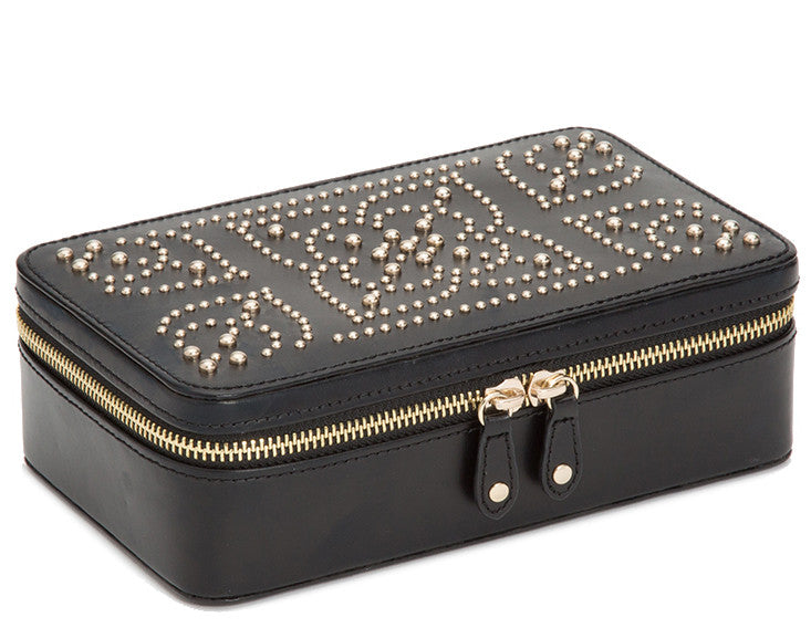 WOLF Jewellery Case Marrakesh Zip Black 308602 Image 2