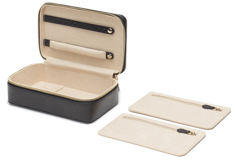 WOLF Jewellery Case Marrakesh Zip Black 308602 Image 4