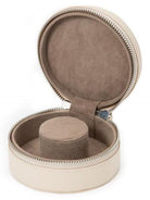 WOLF Jewellery Case Sophia Mini Zip Ivory 392353 Image 1