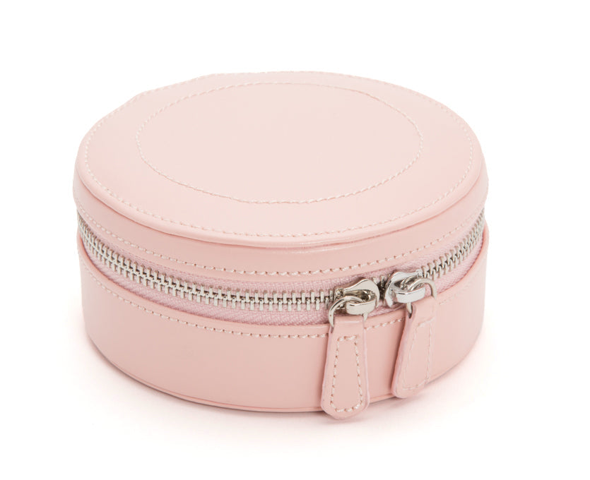 WOLF Jewellery Case Sophia Mini Zip Rose Quartz 392315 Image 1