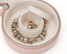 WOLF Jewellery Case Sophia Mini Zip Rose Quartz 392315 Image 2