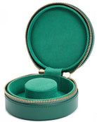 WOLF Jewellery Case Sophia Round Zip Case Forest Green 392312 Image 1