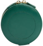 WOLF Jewellery Case Sophia Round Zip Case Forest Green 392312 Image 3
