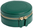 WOLF Jewellery Case Sophia Round Zip Case Forest Green 392312 Image 4