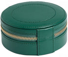 WOLF Jewellery Case Sophia Round Zip Case Forest Green 392312 Image 5