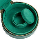 WOLF Jewellery Case Sophia Round Zip Case Forest Green 392312 Image 6