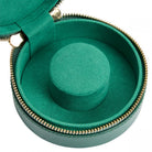 WOLF Jewellery Case Sophia Round Zip Case Forest Green 392312 Image 7